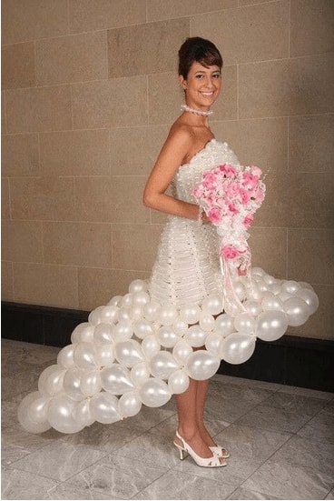 many bollon wedding dress min