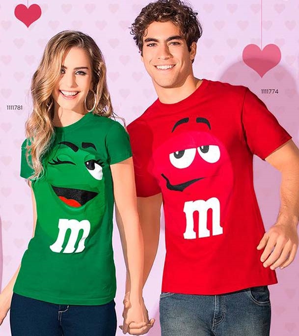 0083674 aurthi fashion valentine special couple t shirt red green afv 061