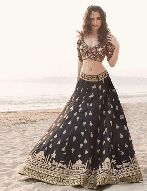 1. Raw Silk Couture Lehenga And Blouse