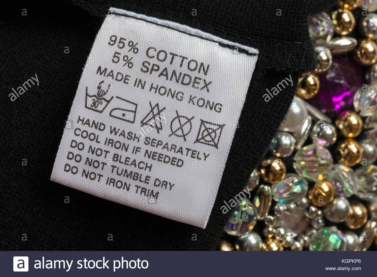 01 95 cotton 5 spandex label