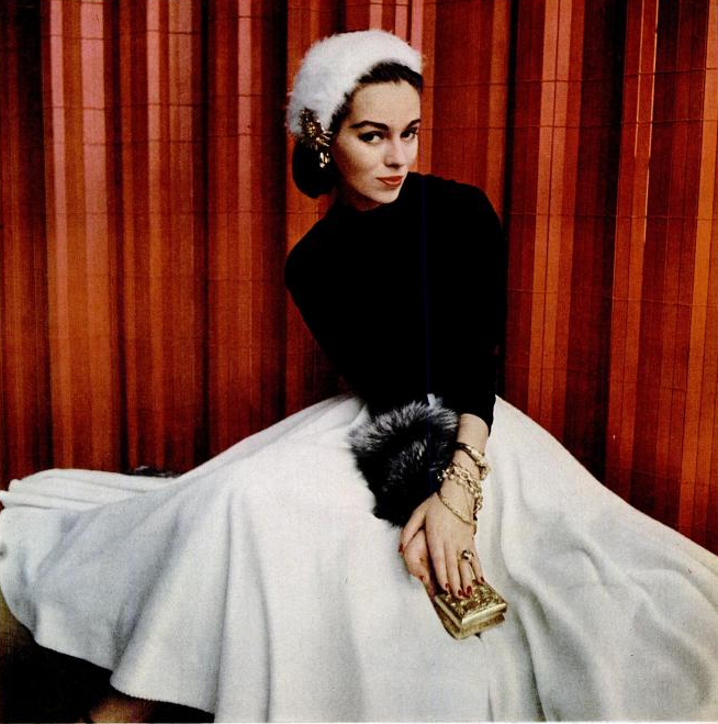 1950s cocktail dress by Anne Fogarty