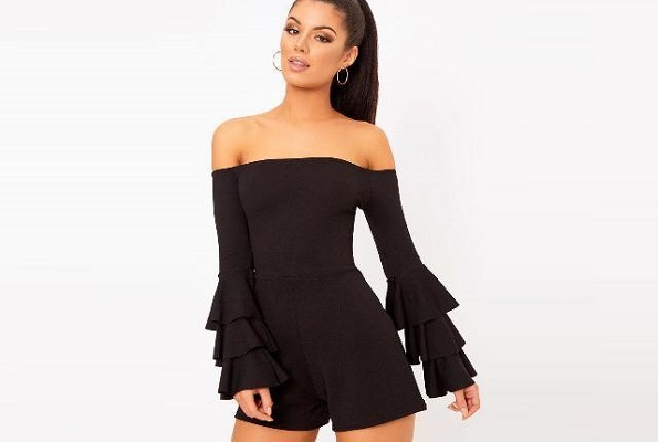 Beautiful frill layered play suit
