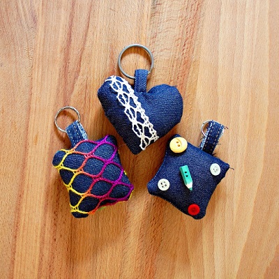 Create these springy key chains