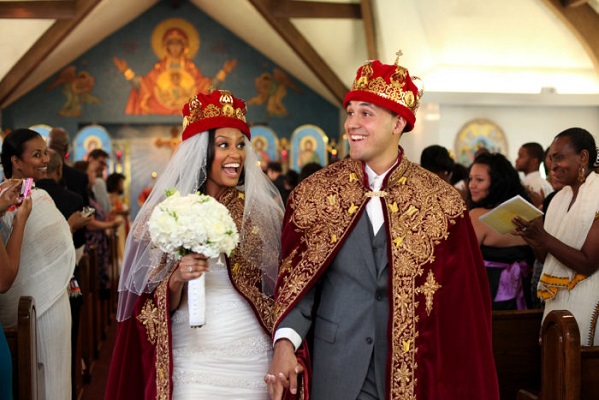 Glenview Mansion Maryland Ethiopian Wedding Ceremony Recessional e1498188002607