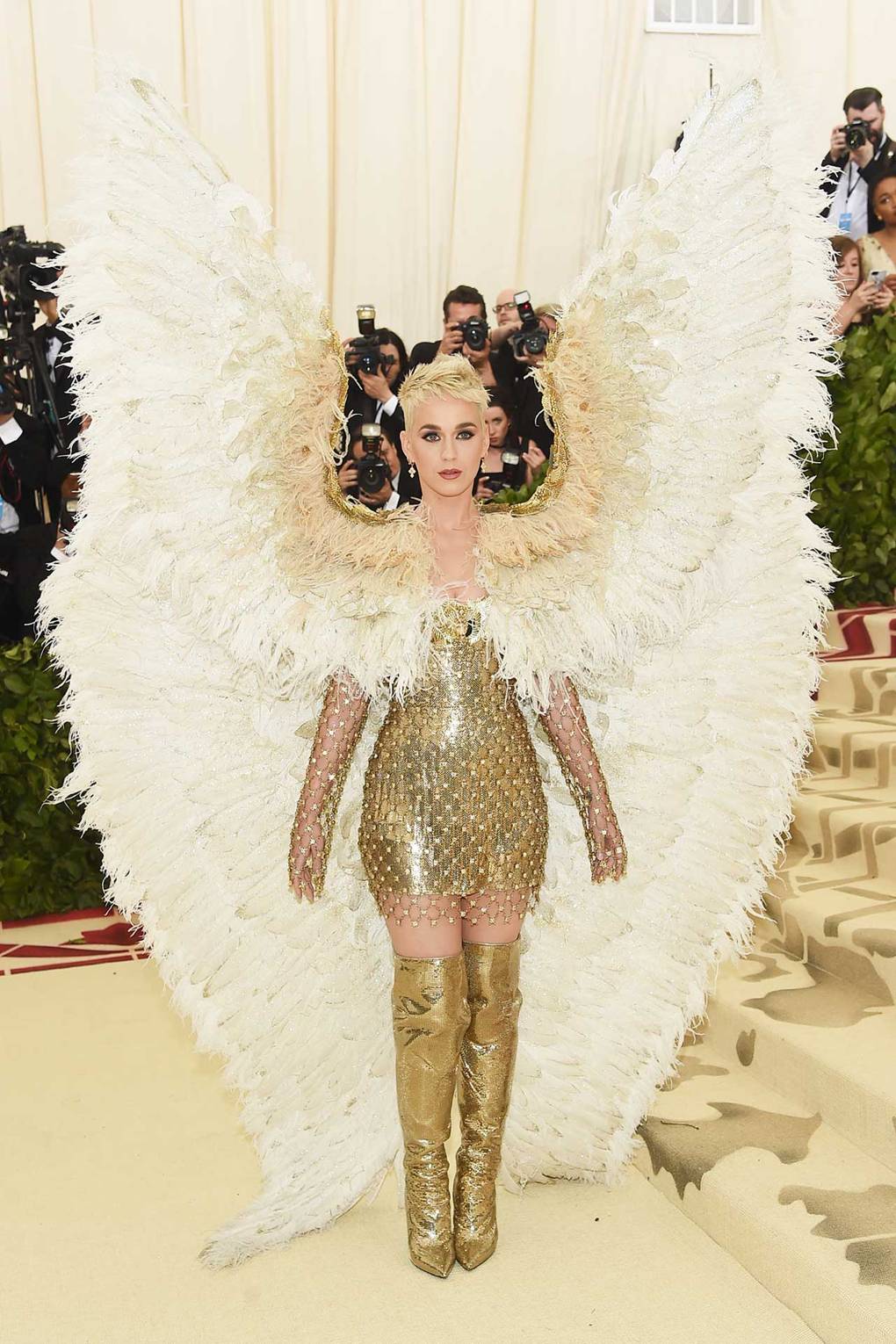 Katy Perry wearing Versace