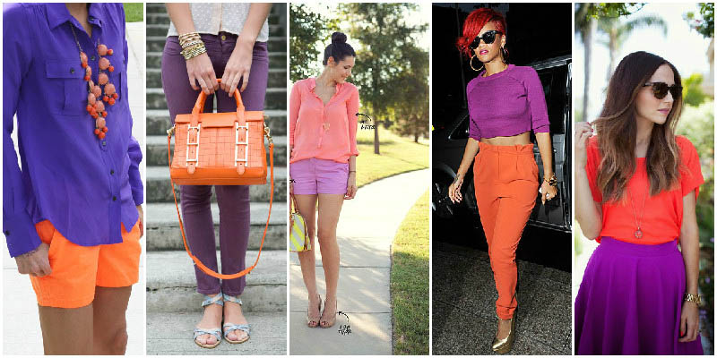 Purple and Coral Colour Combinations 10