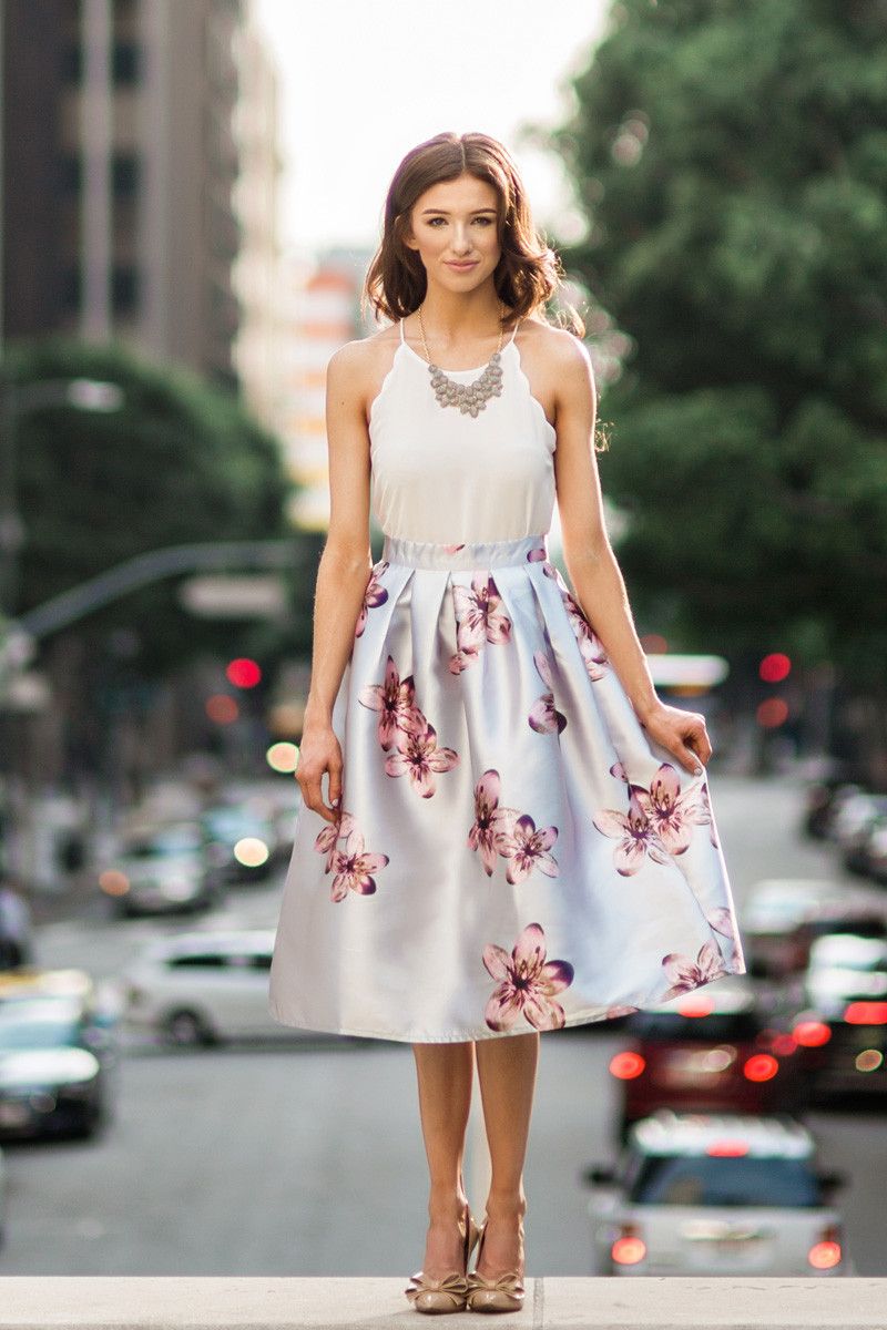 floral midi skirt min
