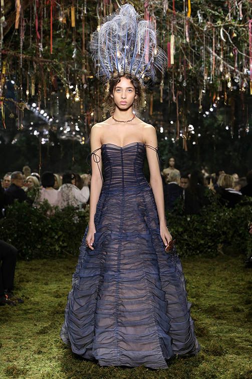 Dior Couture blue dress min