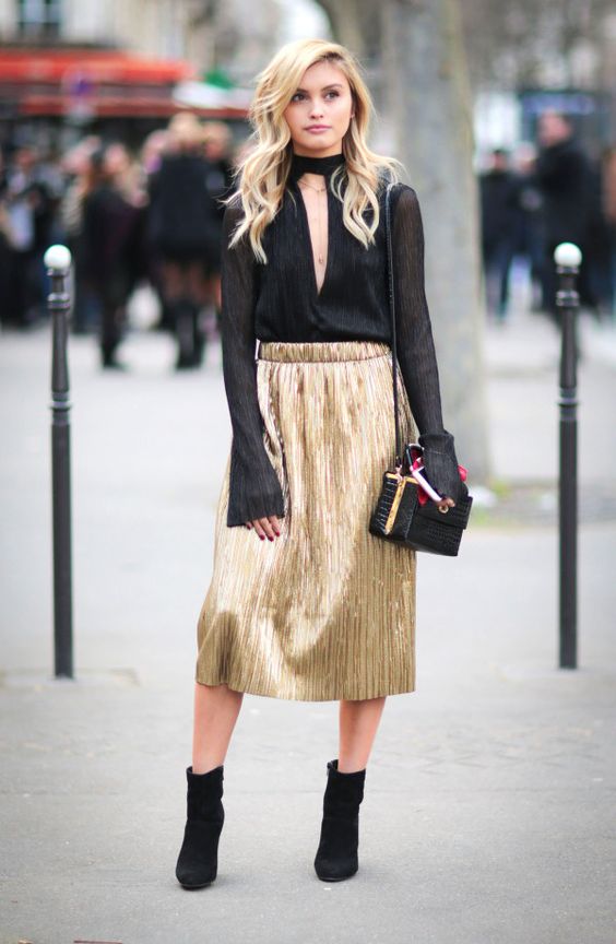 metallic fashion style min