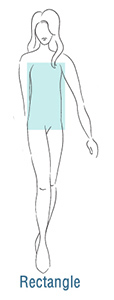 rectangle body shape