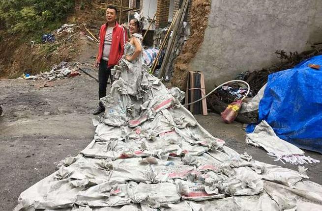 Tan Lili wedding dress min