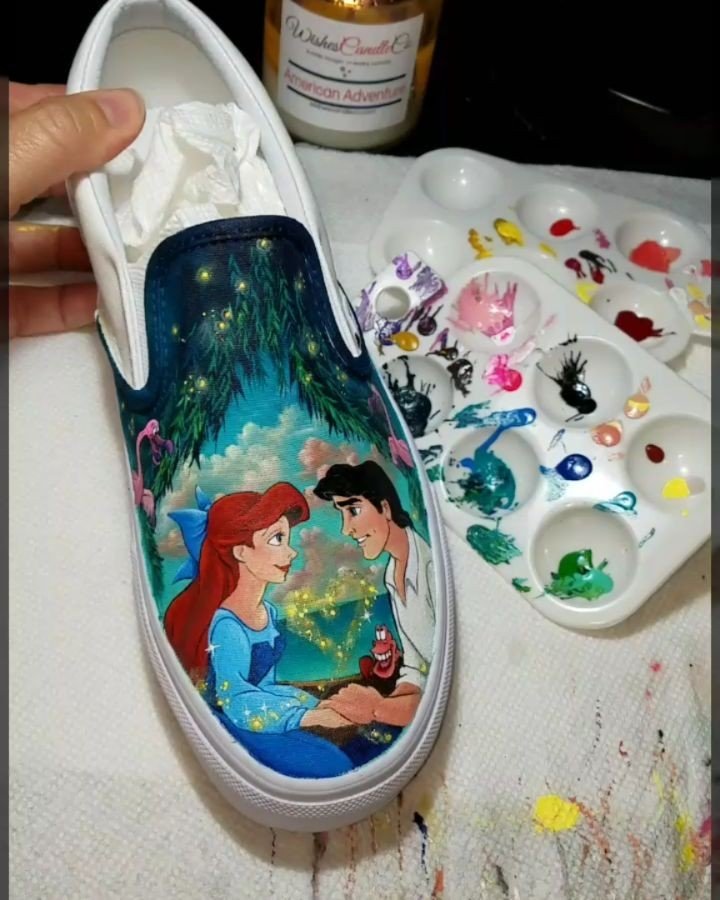 Painted Disney Shoes min