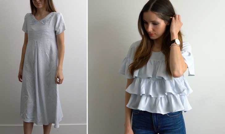 A top made out of a dress min