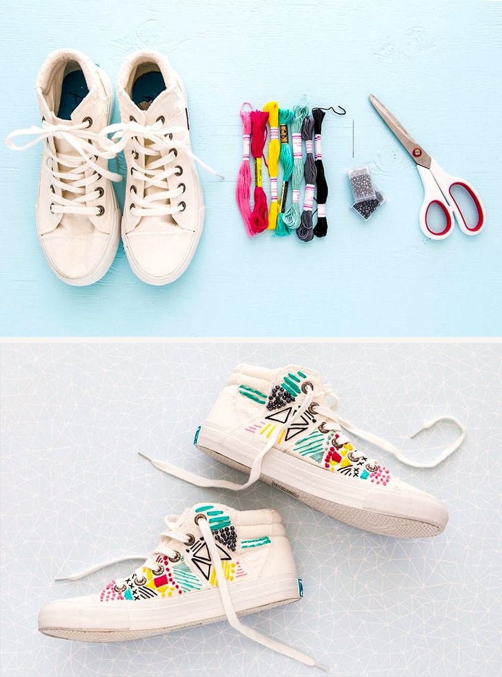 Sneakers with embroidery min