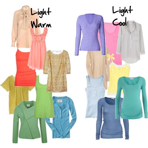 Warm And Cool Colors cloth