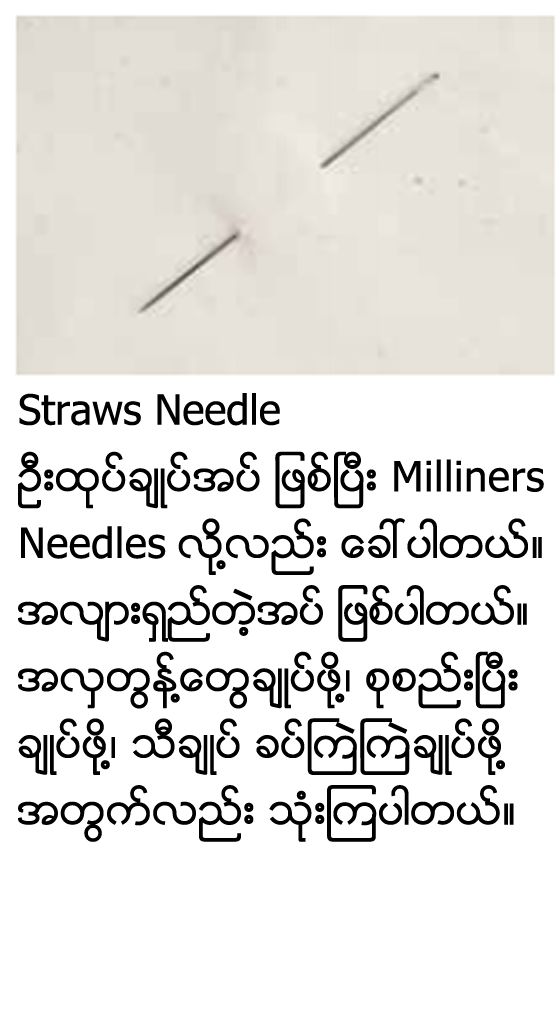 straw neddle