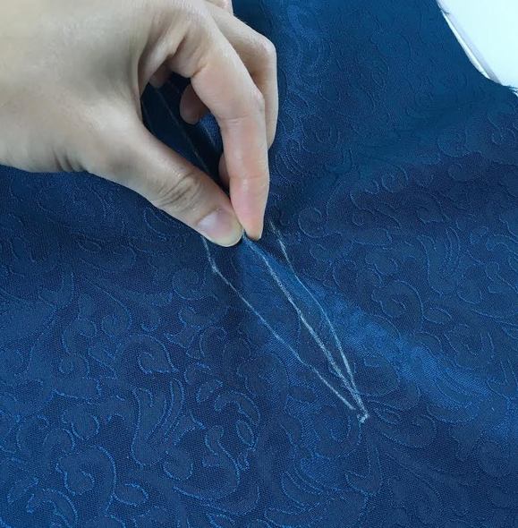 pinning double pointed darts 1