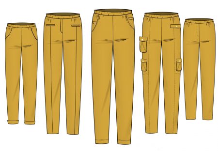 flats detail variations of pants 450x318