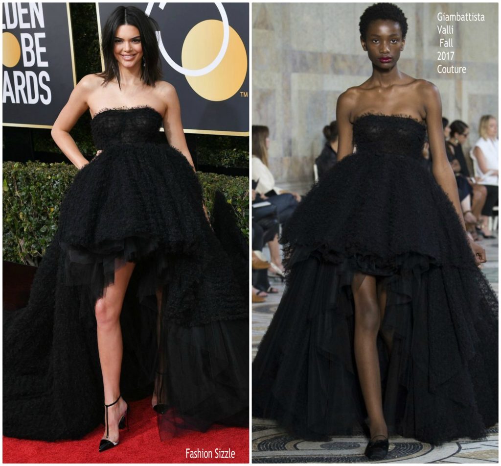 Kendall Jenner black dress min