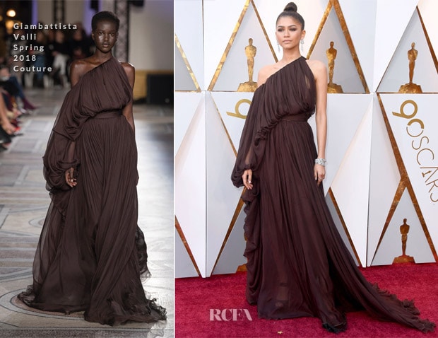 Zendaya brown dress min