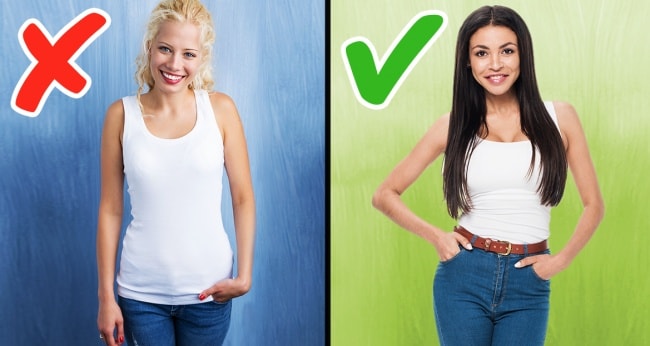 Long shirt over jeans min