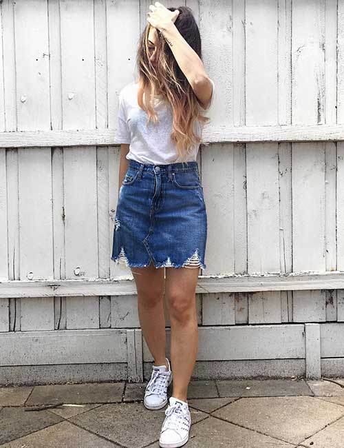 mini jean skirt min