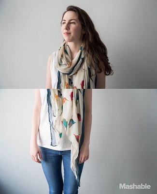 http mashable.com wp content gallery x ways to wear a scarf in summer wraparound
