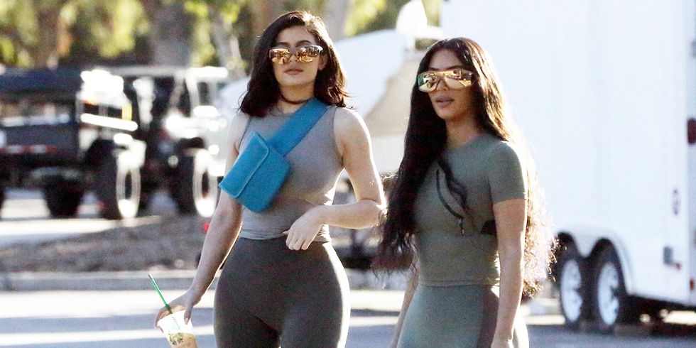 kim kardashian kylie jenner twins leggings