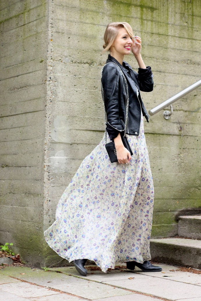 leather jacket with maxi dress min