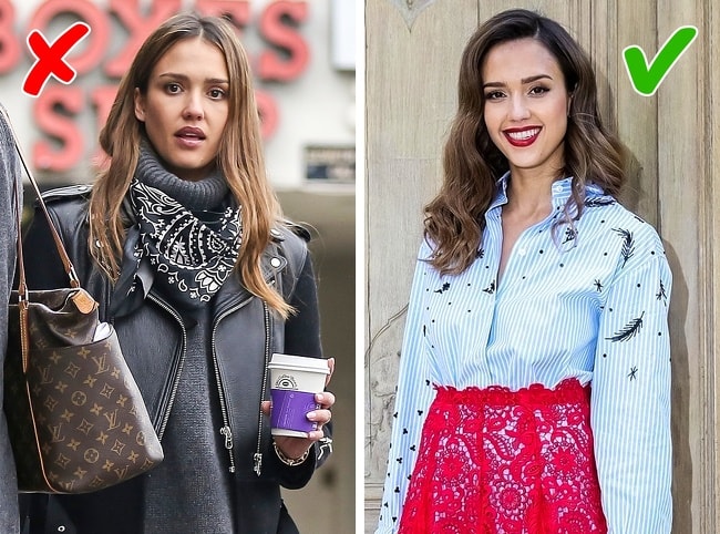 Avoid wearing too much black. min