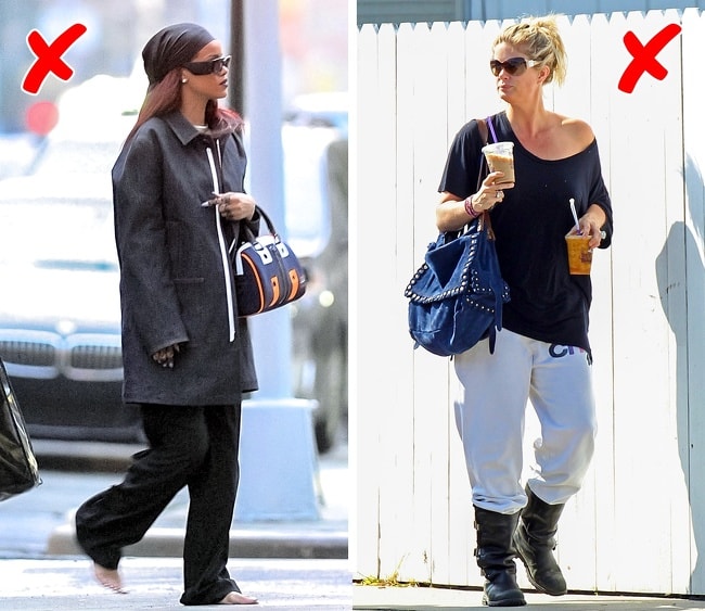 Say no to oversized clothing. min