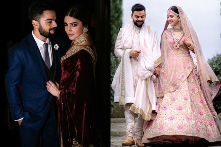 Virat Kohli Anushka Sharma Wedding min