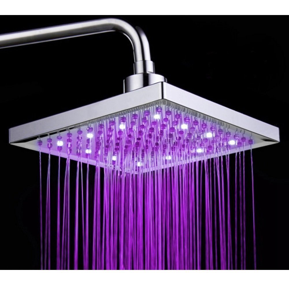led shower head purple
