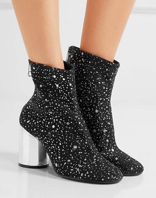 maison margiela glitter boots NY