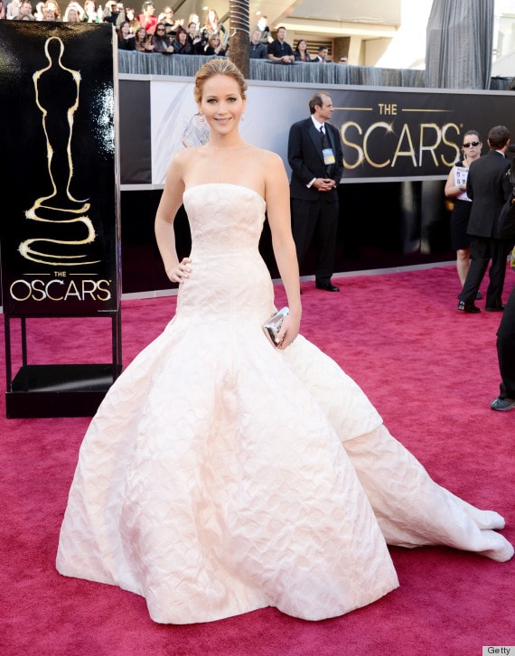 Jennifer Lawrence in Christian Dior Couture 2013 min