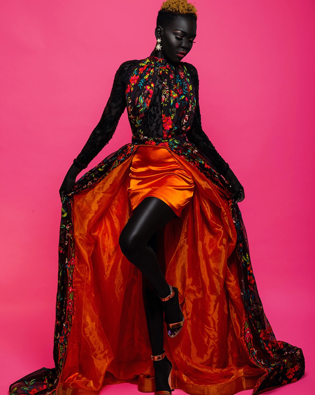 nyakim gatwech orange dress min