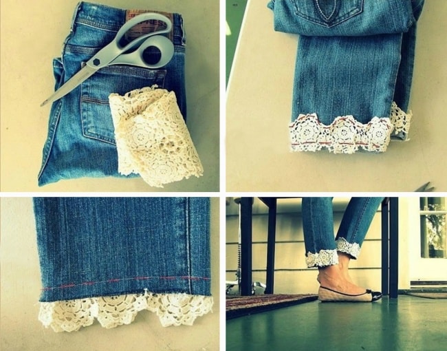 Jeans and lace. min
