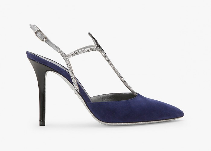 Suede Slingbacks with Rhinestones min