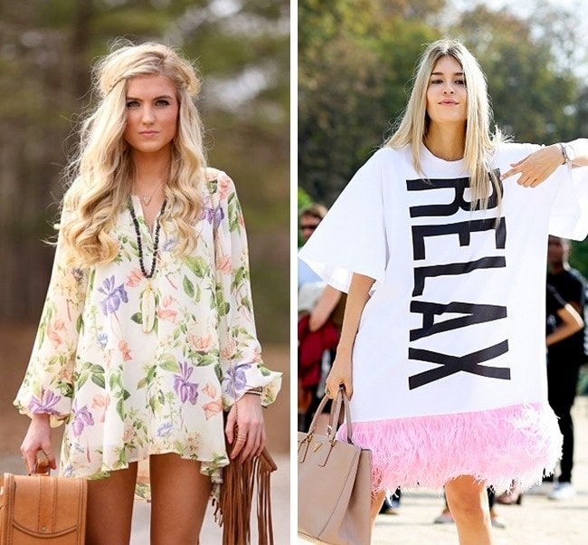 Shirt dresses and T shirt dresses min