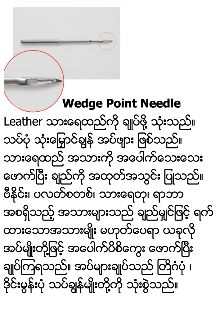 3 Wedge Point Needle