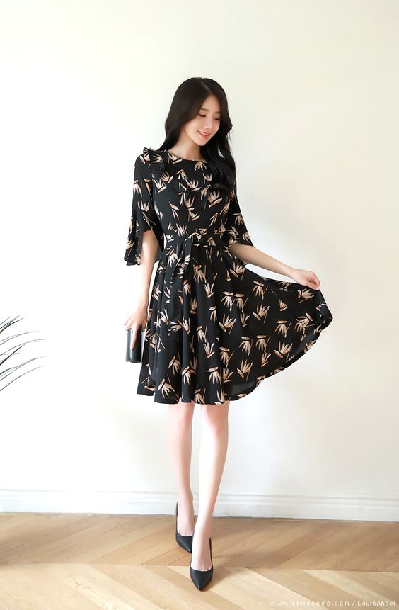 midi dress with heels min