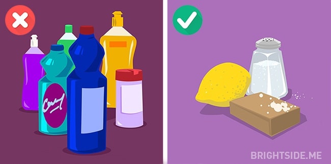 Using very expensive washing powders and liquids. min