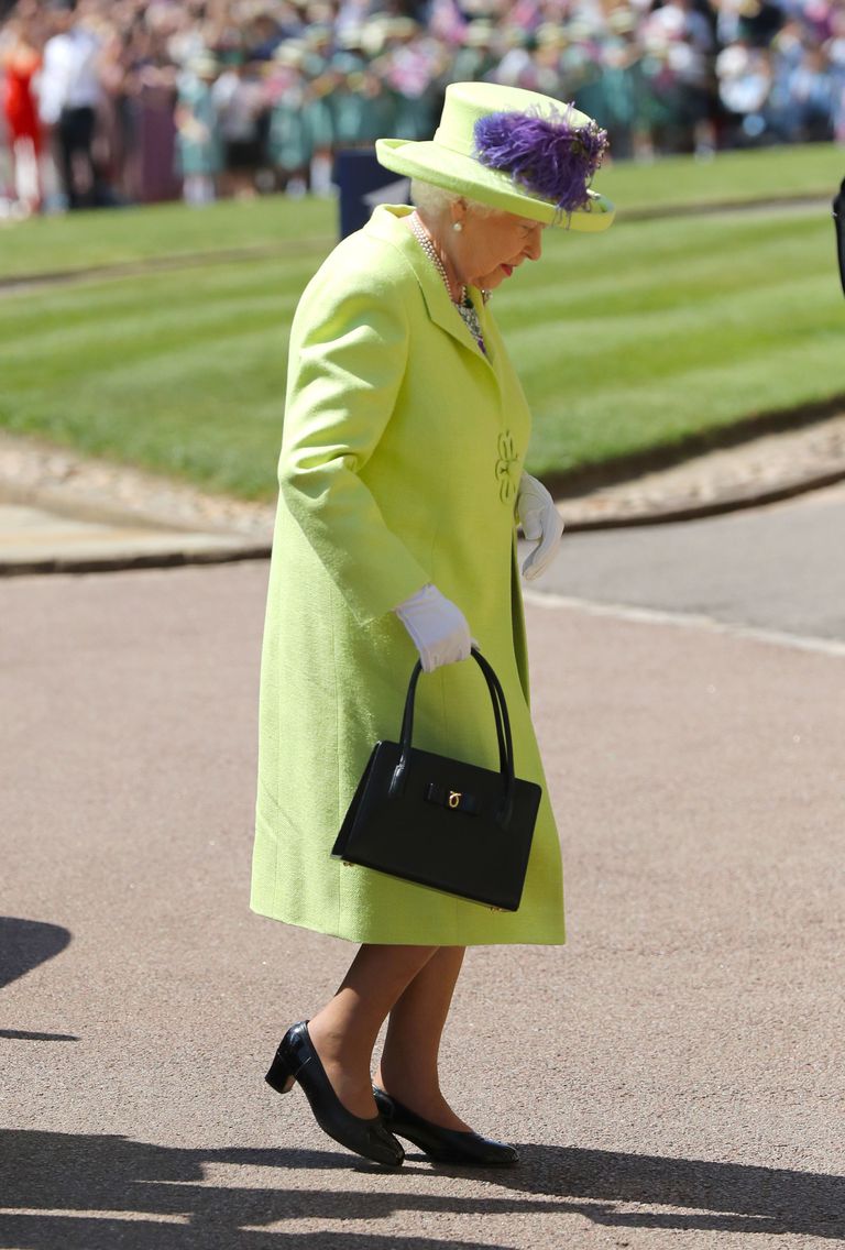 royal wedding 2018 queen elizabeth green