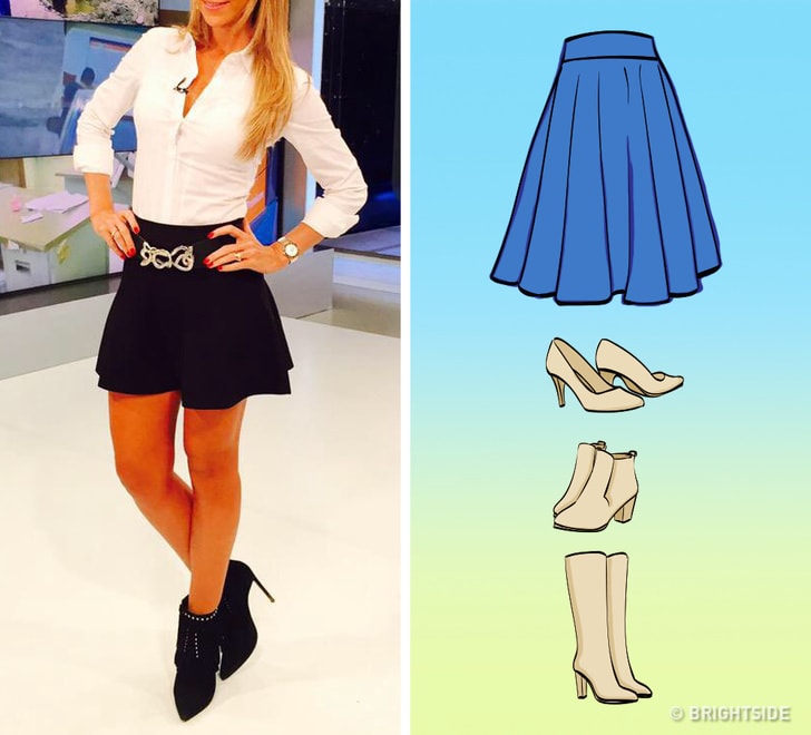 Flared skirt heels to your taste min