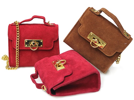wholesale real suede small shoulder bag A80105